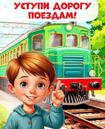 Уступи дорогу поездам!