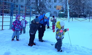 "Первые шаги" на лыжах